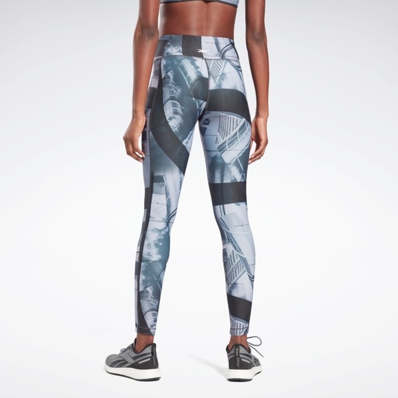 Reebok Lux Bold Printed Leggings - Picture 5 of 9